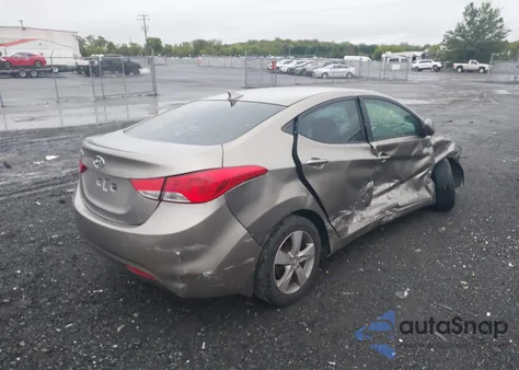 2013 Hyundai Elantra Gls из США, поврежденный, VIN 5NPDH4AE3DH336827
